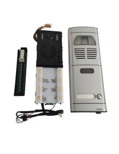 Vimar 89F5/C1 2-Farben-Audio-Video-Panel-Modul mit 1 Taste für 2-Draht-Systeme